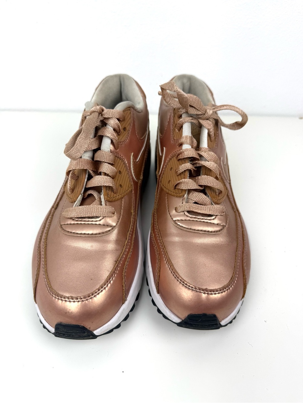 Nike Air Max 90 SE Rose Gold Sneakers 7Y